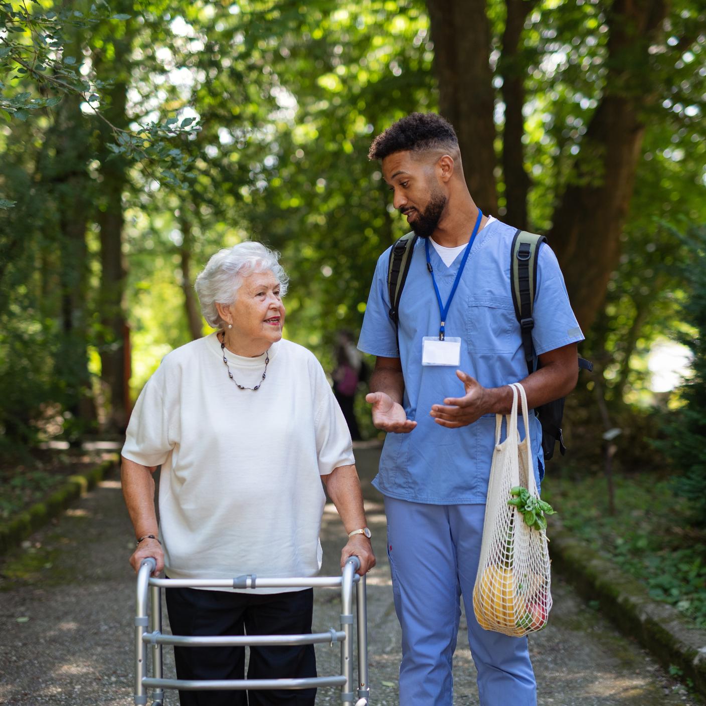 Arzt und Patient im Gespräch